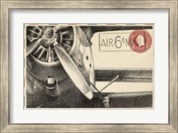 Framed Vintage Airmail II
