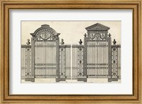 Framed Neufforge Gate II