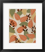 Tangerine Autumn I Framed Print