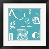 Framed Fun With Letters I