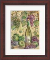 Framed Wine with Apples