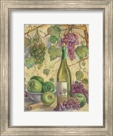 Framed Wine with Apples