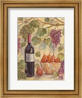 Framed Wine with Pears