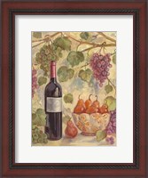 Framed Wine with Pears