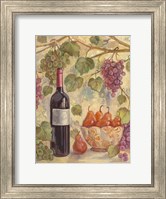 Framed Wine with Pears