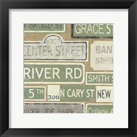 Main Street USA II Framed Print