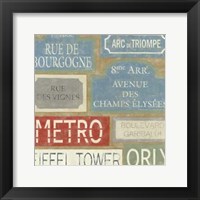 Framed Tour of Paris