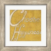 Framed Choose Happiness