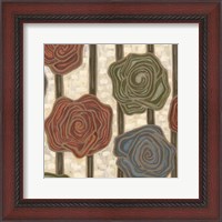 Framed Mod Rosettes I