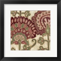 Romantic Chintz I Framed Print