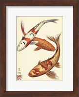 Framed Koi Fish I