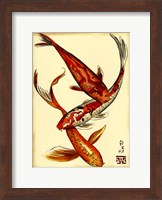 Framed Koi Fish II