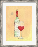 Framed Wine Collage II