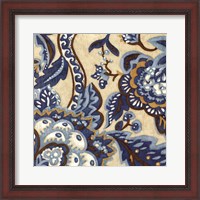 Framed Custom Indigo Tapestry II