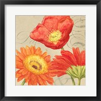 Daisies & Tulips I Framed Print