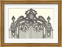 Framed Antique Briseux Gate II