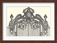 Framed Antique Briseux Gate II