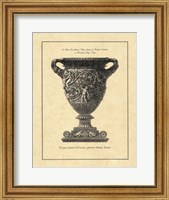 Framed Vintage Harvest Urn II - Vaso Antico