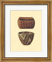 Framed Hand Woven Baskets I