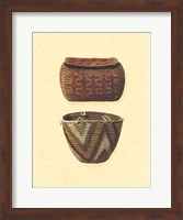 Framed Hand Woven Baskets I