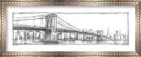 Framed Brooklyn Bridge Sketch