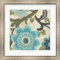 Framed Peacock Blossoms I