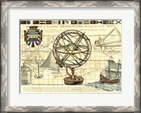 Framed Nautical Map I