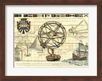 Framed Nautical Map I