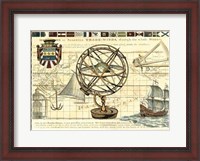 Framed Nautical Map I