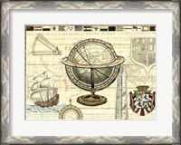 Framed Nautical Map II
