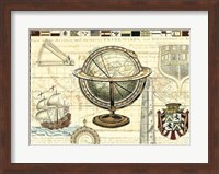 Framed Nautical Map II