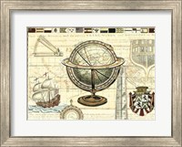 Framed Nautical Map II