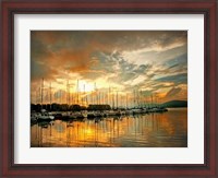 Framed Marina Sunrise II
