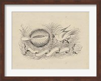 Framed Victorian Quill II