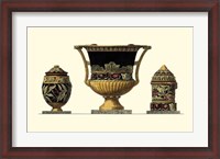 Framed Urn Triad III