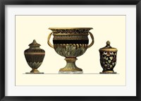 Framed Urn Triad IV