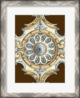 Framed Ornamental Rosette II