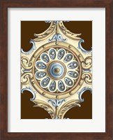 Framed Ornamental Rosette II