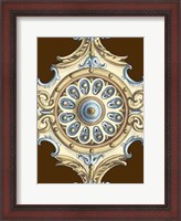 Framed Ornamental Rosette II