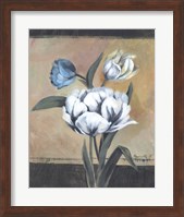 Framed White Tulips I