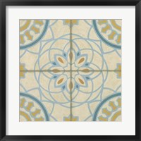 Framed No Embellish* Old World Tiles IV