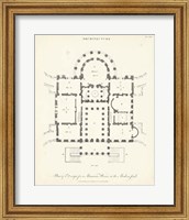 Framed Plan for a Mansion