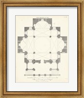 Framed Plan for a Chapel