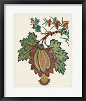 Jacobean Floral II Framed Print