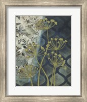 Framed Peridot Botanical I