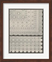 Framed Vintage Lace I