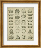 Framed Heraldic Crowns & Coronets III