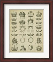 Framed Heraldic Crowns & Coronets III