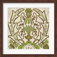 Framed Lotus Tapestry II