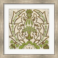 Framed Lotus Tapestry II